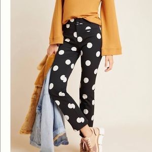 Anthropologie Polka Dot Pants